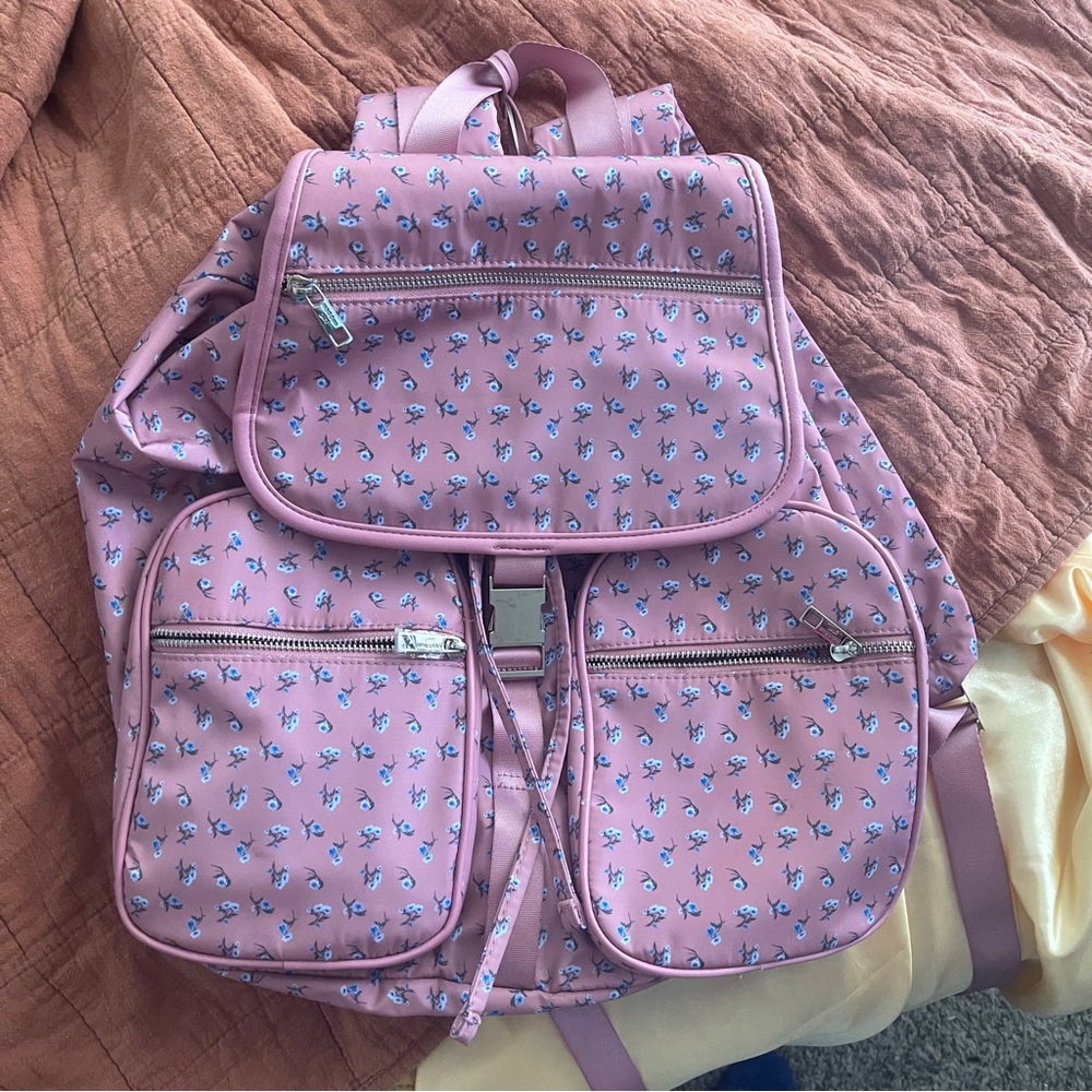 Floral Pink Backpack